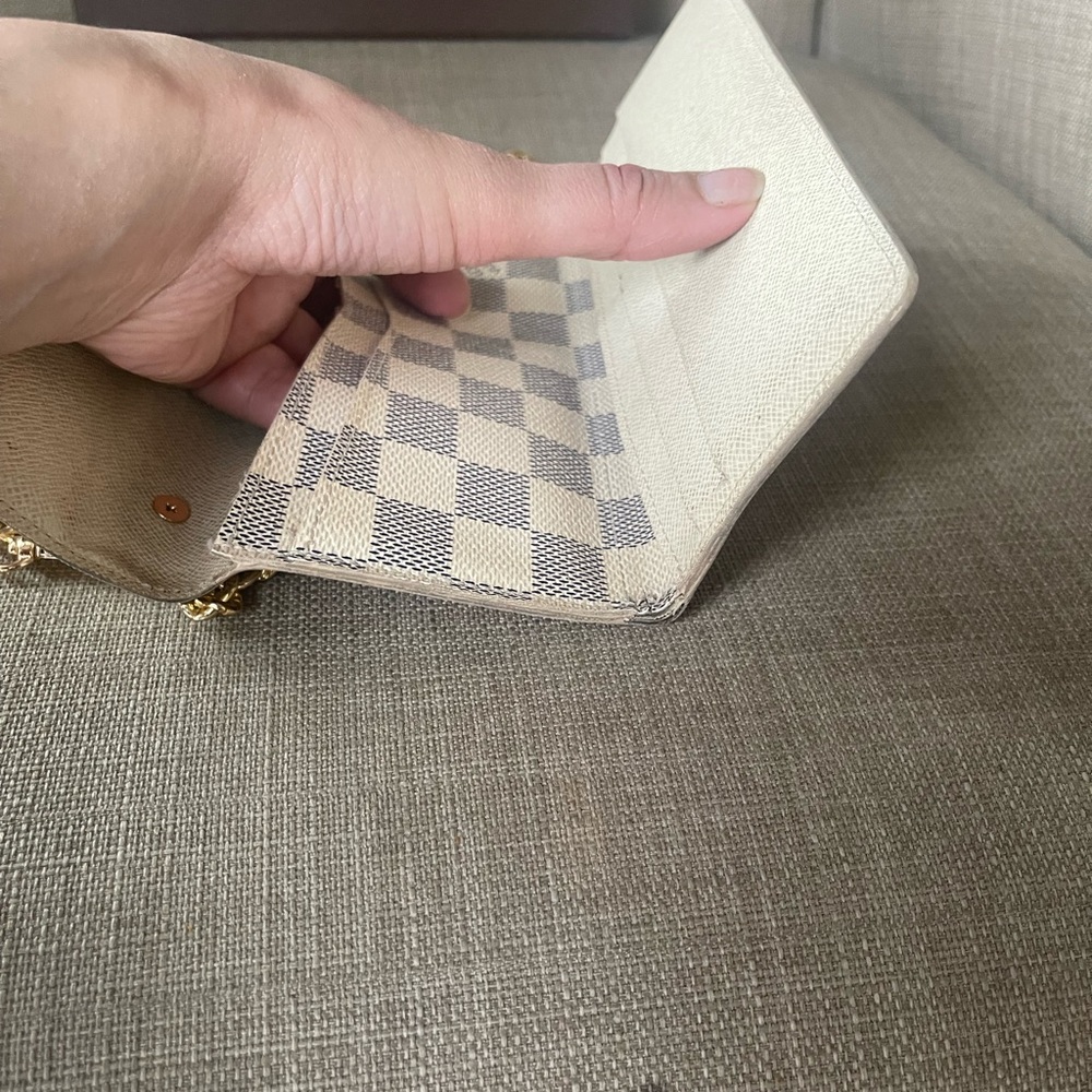 Authentic Louis Vuitton damier azur long wallet TN2134 (B32) - Picture 12 of 15